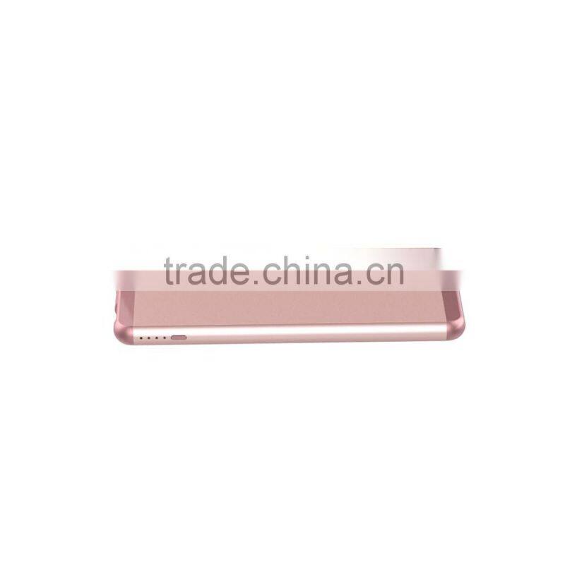 2016 Hot Type C 10000mAh battery charger rose gold germany aluminum personalized mobile power bank