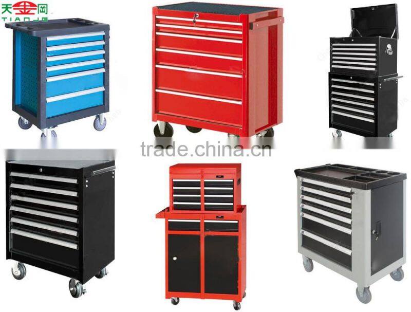 Metal Tool Cabinet Tool Chest Roller Cabinet With 5 Drawers