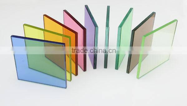 Clear / Colorful LAMINATED GLASS PRICE with CE/CCC/ISO9001