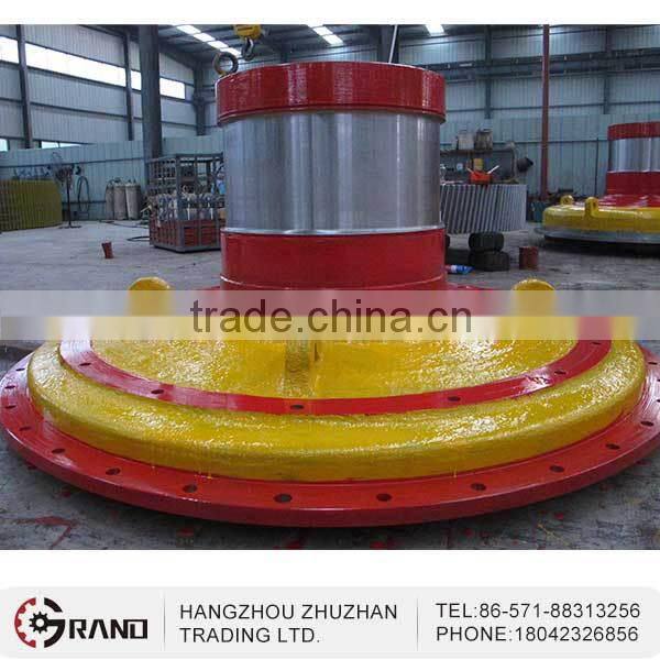 Precision steel casting ball mill parts end cover