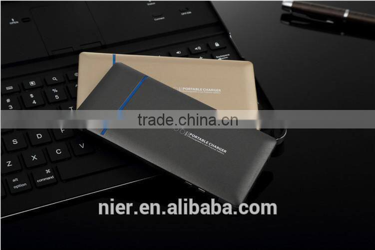 portable 5000mAh Premium gift slim power bank charger for iPhone 6 & smartphone