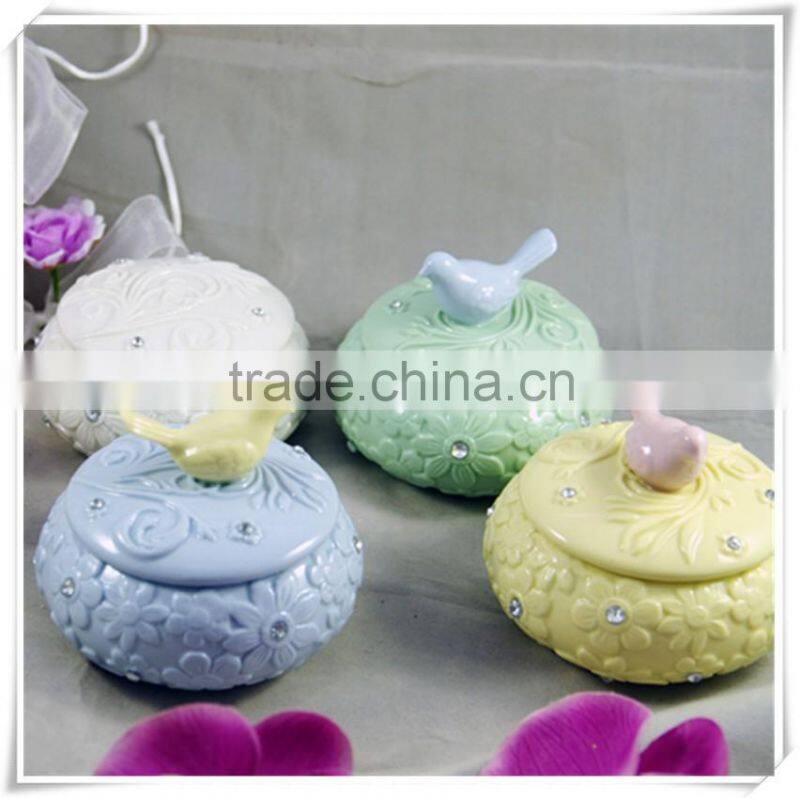 Home decoration morden custom ceramic jewelry packaging box