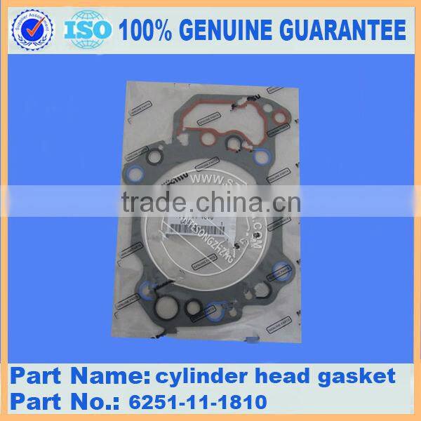 Excavator engine parts PC450-8 cylinder head gasket cylinder head gasket