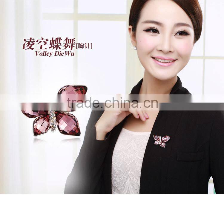 2013 winter fashionable wedding brooch earring set made with crystal 60089