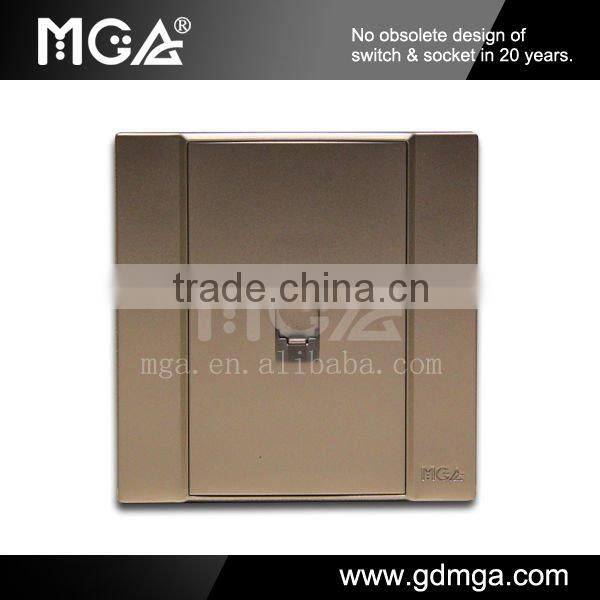 MGA Q7L Series Q-E01 L RJ11 wall socket