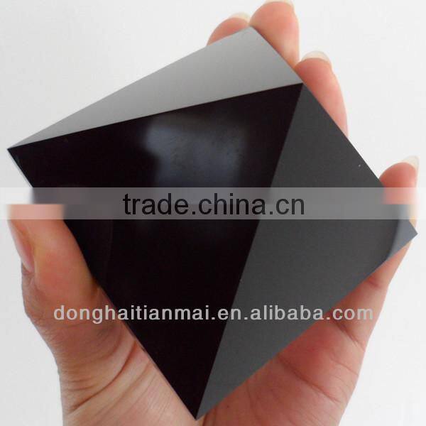 Natural Obsidian Crystal Pyramid Black Obsidian Rock Pyramid For Sale / Obsidian Pyramid for Meditation
