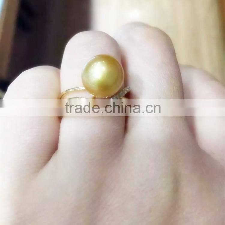 2016 new design pearl finger ring