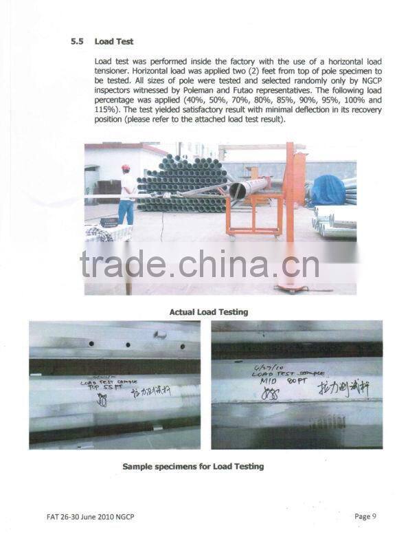 new style traffic light pole and steel traffic signal post Hot Dip Galvanized pole price