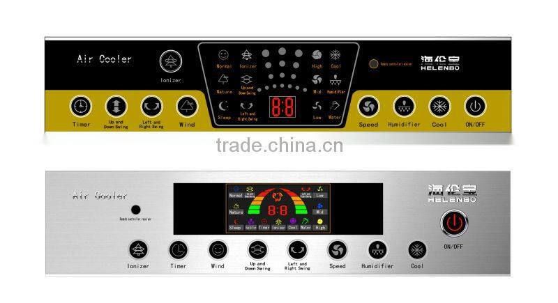 Tempered glass cover water air conditioner