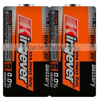 c size r14 battery 1.5v zinc carbon battery
