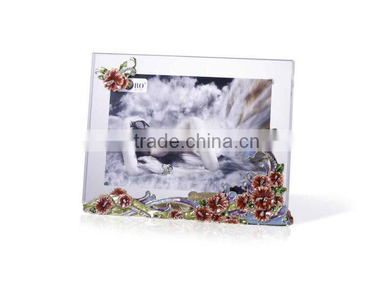 RORO Hawaii style crystal glass enamel photo frame picture frame