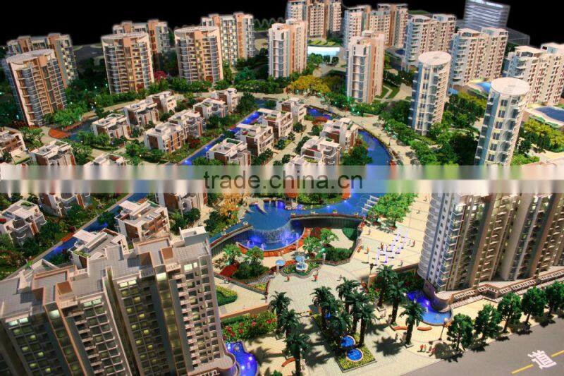 New product plastic miniature building scale model maker from China