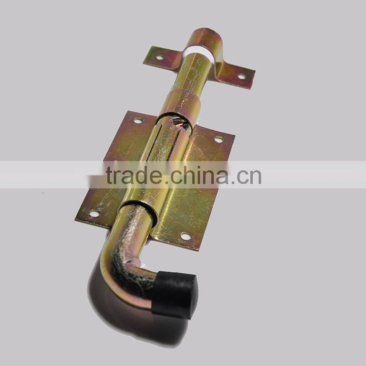 iron material zinc plated sliding door lock