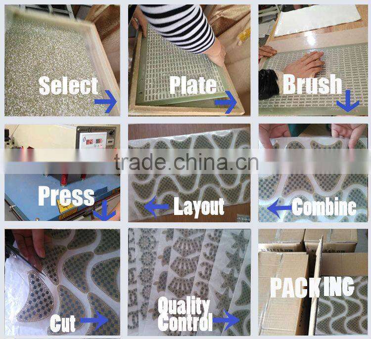 wholesale rhinestone heat transfers rhinestone sticker sheet rhinestone motif Wedding Bridal Decoration