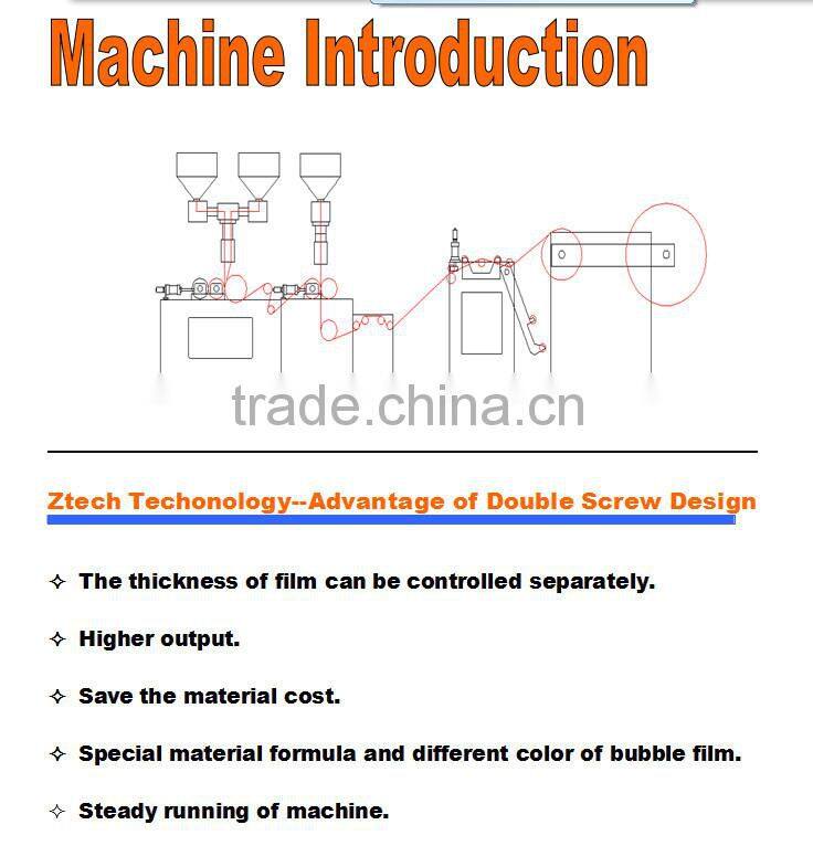 bubble swinmming pool solar cover 3 Layers PE Air Bubble Film Wrap Machinery