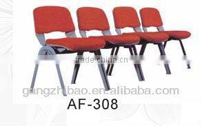 Factory outlets red fannel meeting chairs no arms