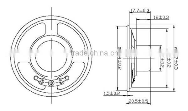 China professional speaker cone paper