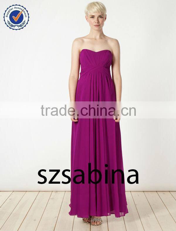 2016 China factory Discount Floor Length Bridesmaid Dresses