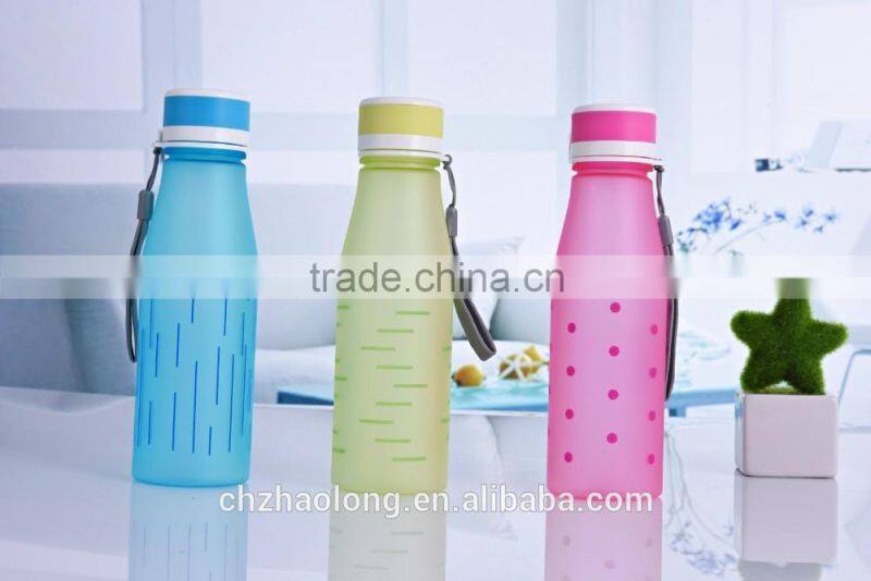 550ml cheap creative plastic water bottle for outdoor sports
