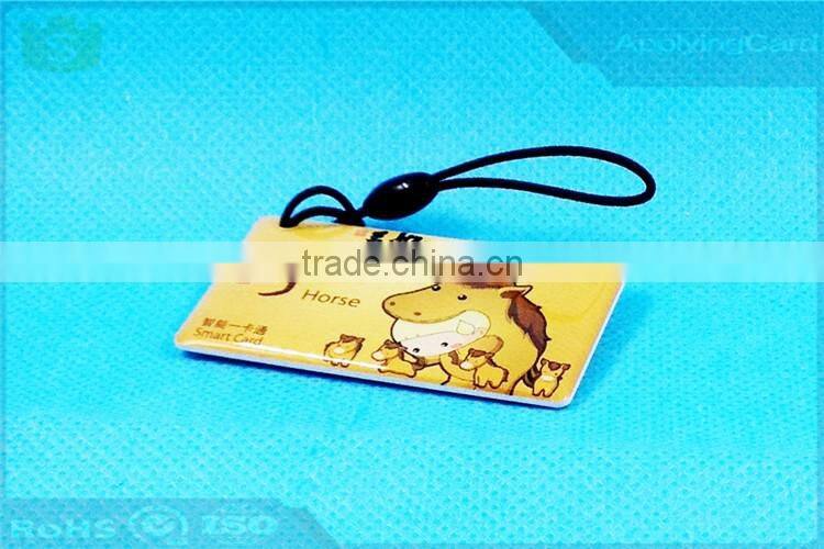 irregular crystal HF S50/70 glue card prepaid card combination token for subway and citybus