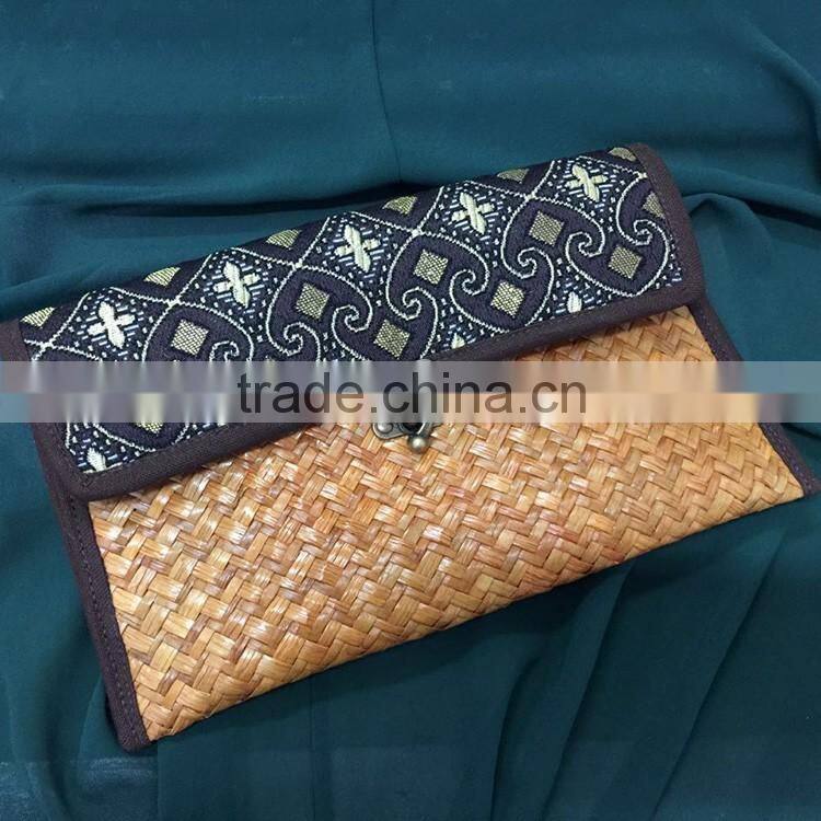 2016 latest straw bags beach new arrival beautiful handbag thailand handmade woven bag