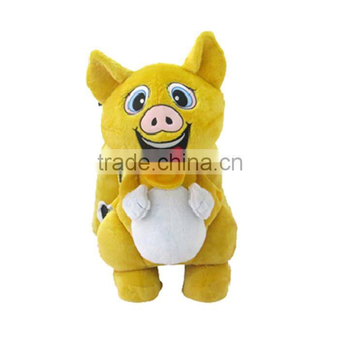 electric riding toys kid riding panda toy, motorized kind animal toy