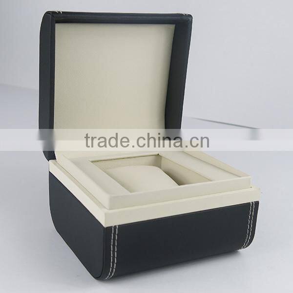2015 Custom OEM Black Wooden Box For Watch Storage With Pillow