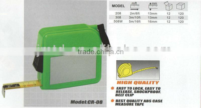 Rubber covered Power Tape/ Tape Measure