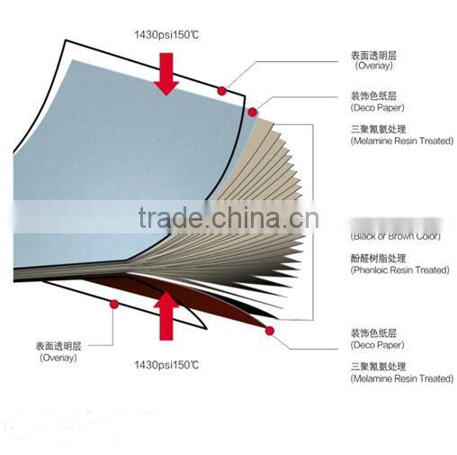waterproof fire resistant phenolic hpl compact laminate / formica compact laminate hpl