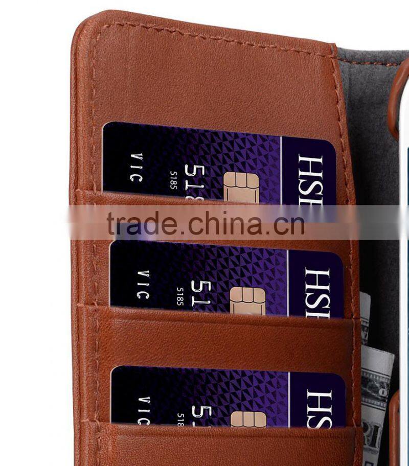 Removable Wallet Premium Leather Case for Apple iPhone 7 (4.7")