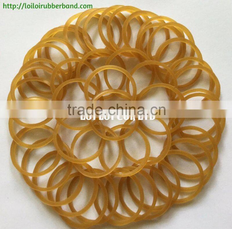 100% Natural Golden Yellow Rubber Bands - Good Quality & Low Price
