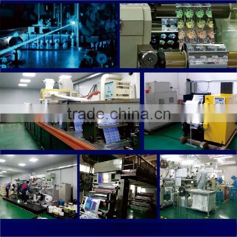 PET Material and Accept Custom Order Hologram sticker/3D laser void sticker