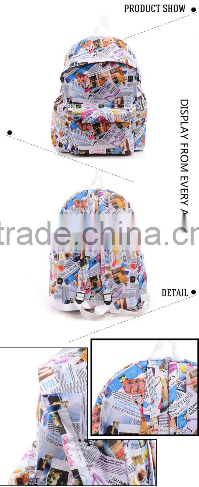 2016 newest style travel backpack bag AVON audit