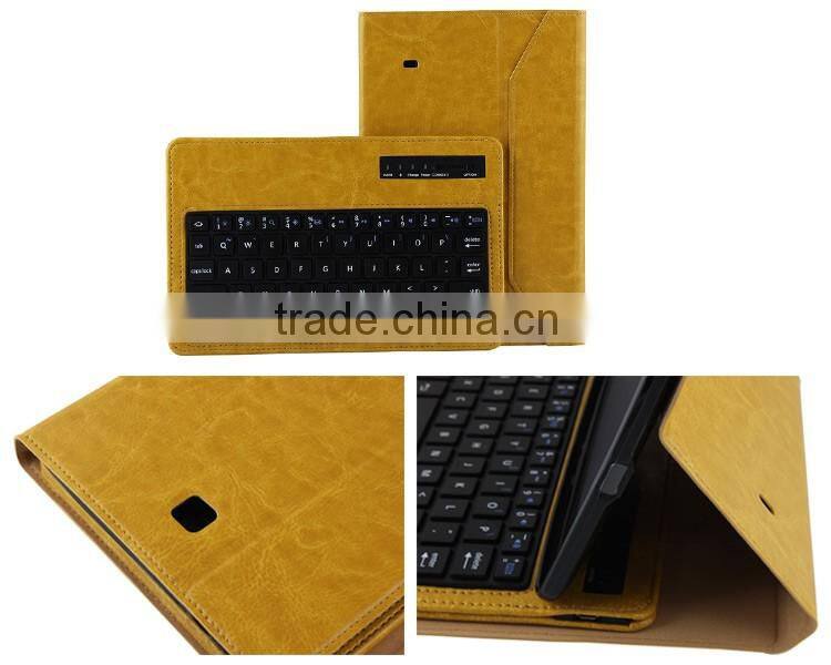 8.0 inch tablet pc protector slide wireless bluetooth keyboard case for samsung