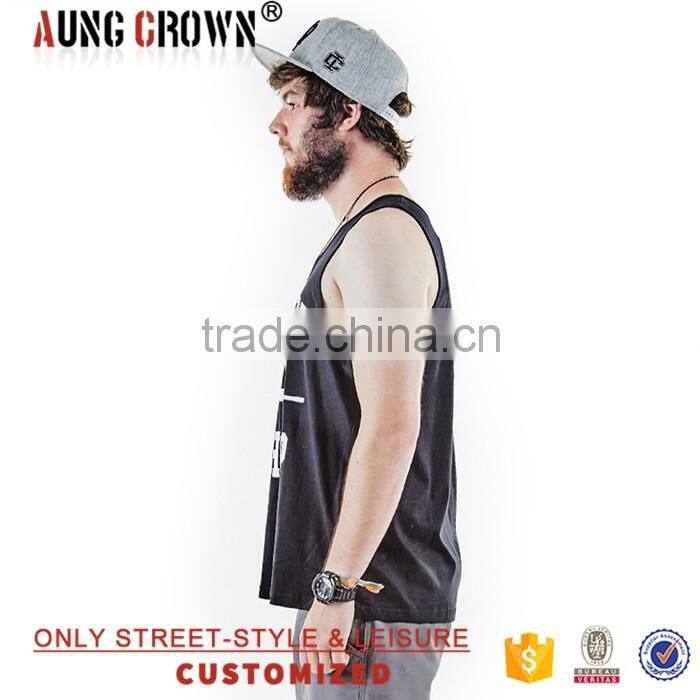 Gym Singlets Custom Plain Print Fitness Tank Top For Men Wholesale Price