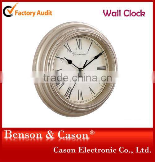 Classical Wall Clock 9 Inch Plastic Clock