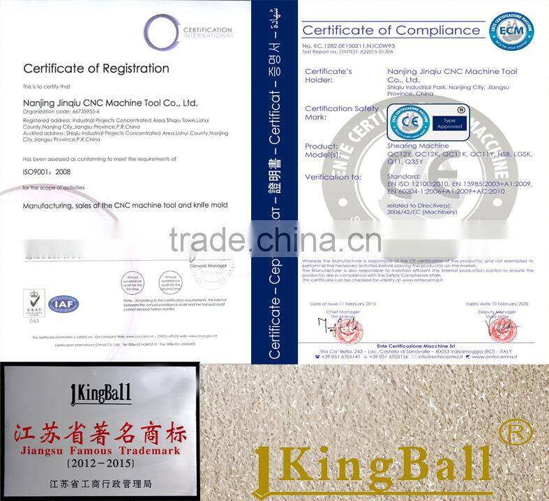 Widely Exported Q35Y-20 Hydraulic Punching Machine/Iron Worker