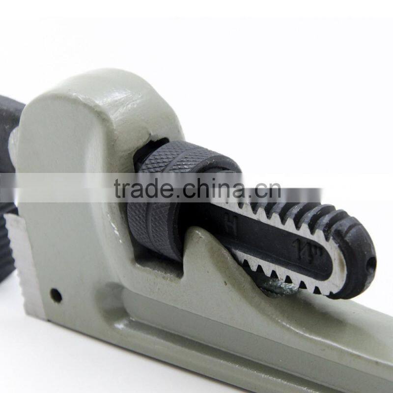 Adjustable Carbon Steel With Stright Handle Adjustable Heavy Duty Aluminum Pipe Wrench