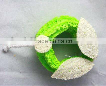 Breath freshening loofah pet toy for samll animal