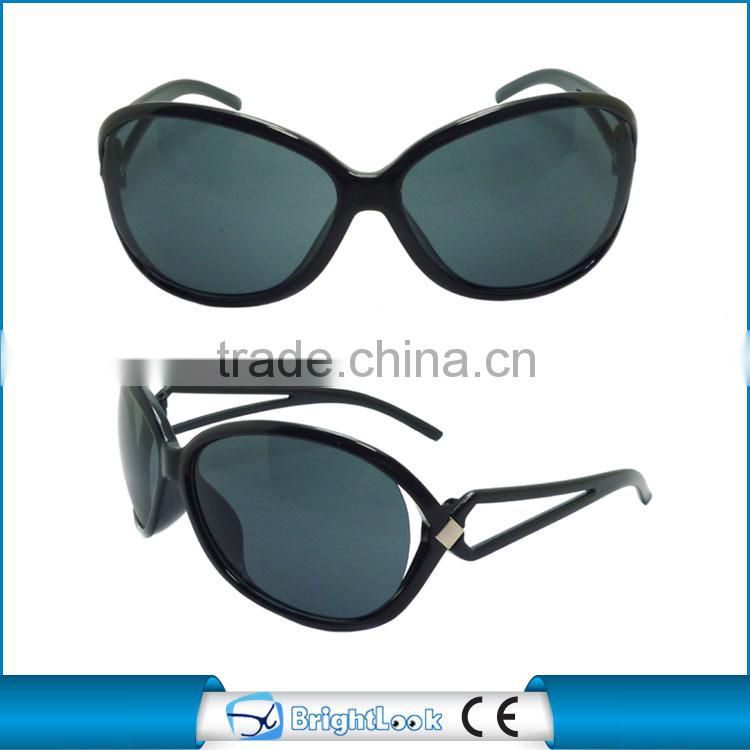Big frames with slim temple 2015 new product Japanese style plastic sunglasses