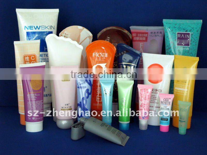 Face Clearning Plastic Cosmetic Tube