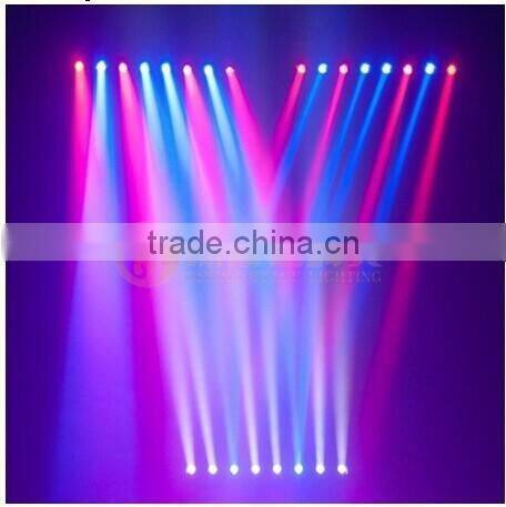 Guangzhou factory 8x10w beam dmx stage chrismased lighting effect bar moving head lighting