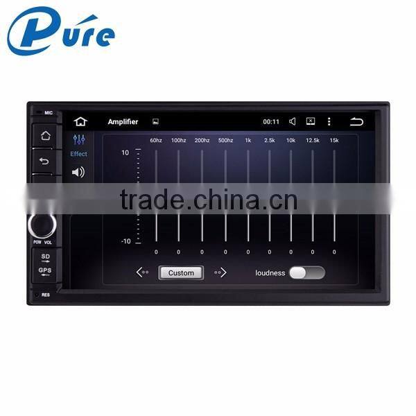 Double din touch screen car stereo gps radio bluetooth player android5.1.1 dvd player for car