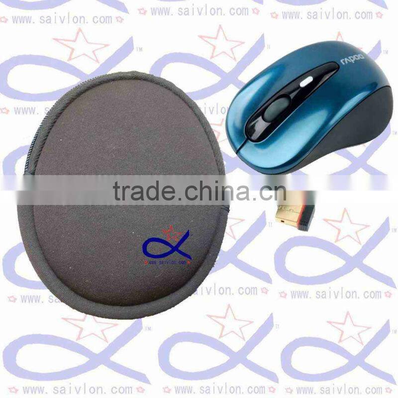 neoprene promotion laptop mouse pouch custom neoprene mouse pouch