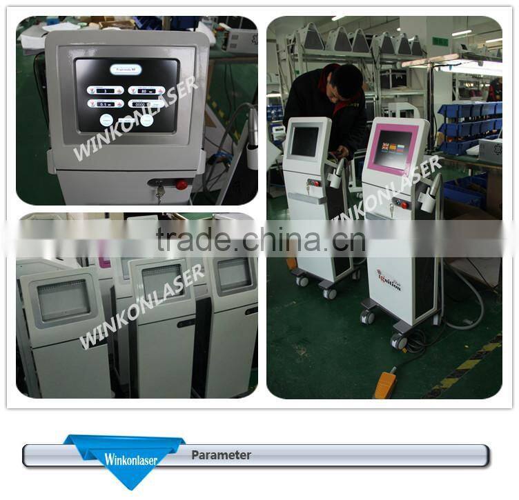 Latest fractional rf microneedle machine / 4 in 1 fractional RF machine both needle and non needle for salon use