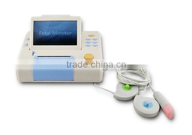 CE Approved Medical Device Portable 7 inch Color Screen Fetal/Baby Fetal Monitor RFM-300B-Shelly