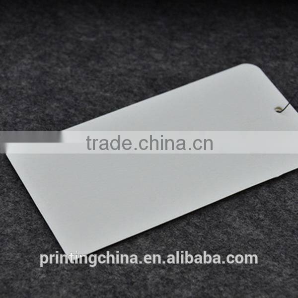 Marketable products printed logo hang tags with rope