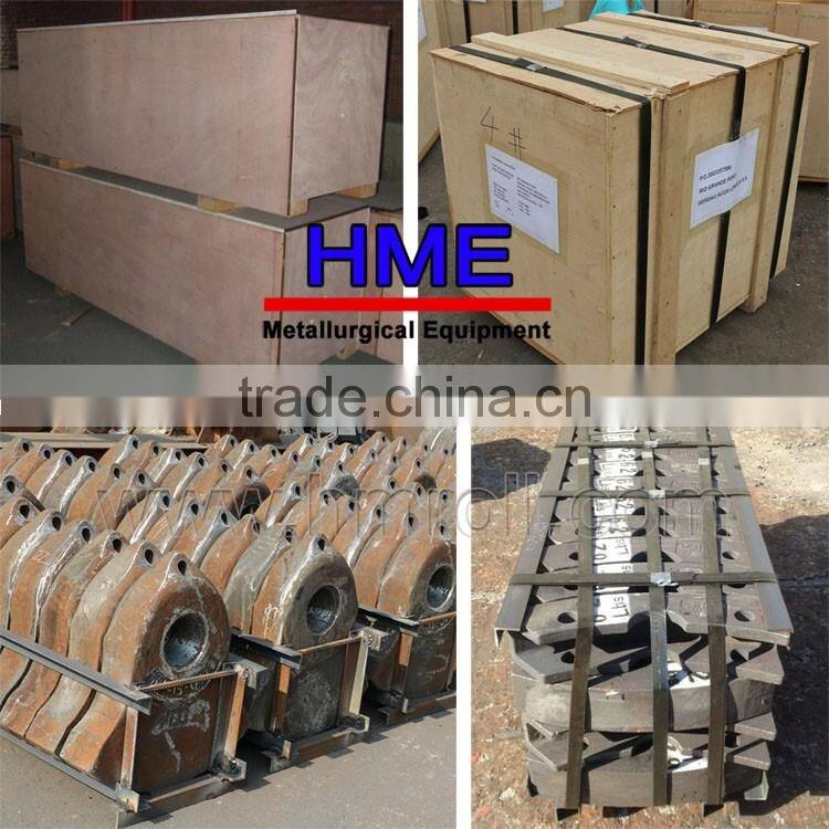 Recycling metal shredder wear parts