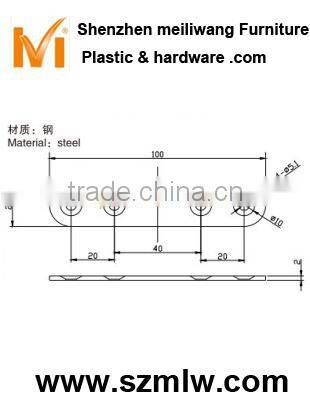 Shenzhen meiliwang furniture leg connector