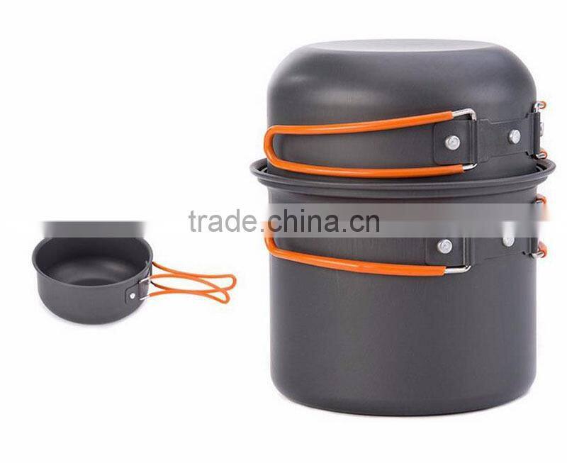 1l titanium pot with lid ,H0T12 cast aluminium pots